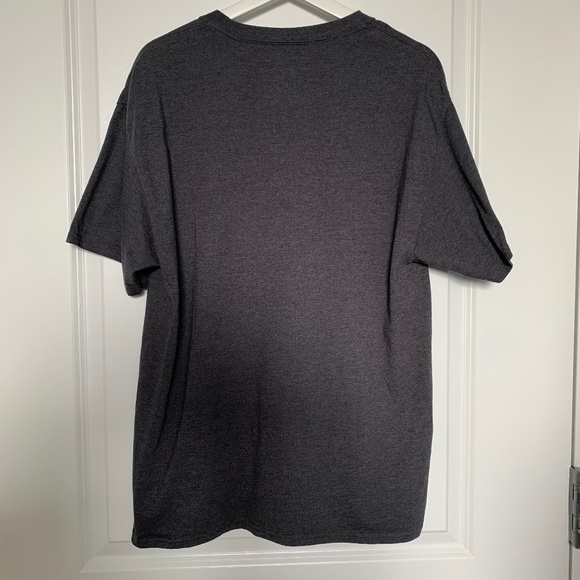 Disney Top "Grumpy" Graphic T-shirt Heather Gray Large Seven Dwarfs Snow White - Picture 6 of 7